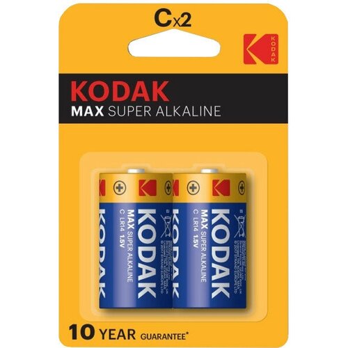 Батарейка KODAK LR14 C блистер 2шт алкалиновые батарейки energizer c base plus lr14 – 2 шт