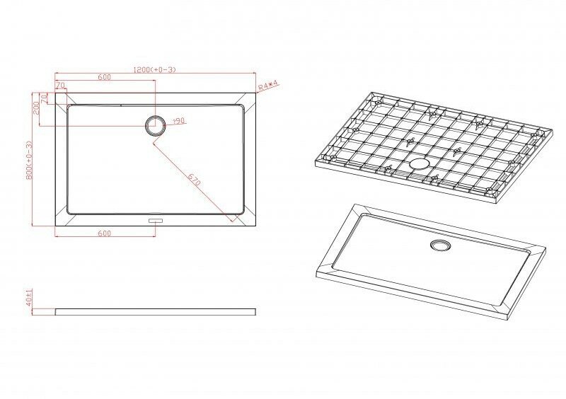 Панель для поддона Cezares Tray M-AH-120/80-SCR - фотография № 5