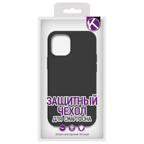 Krutoff / Чехол-накладка Krutoff Silicone Case для Samsung (A405) Galaxy A40 черный