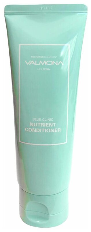 Valmona кондиционер Recharge Solution Blue Clinic Nutrient Восстановление для сухих и обезвоженных волос, 100 мл