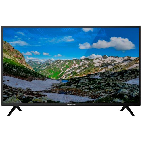 40 Телевизор HARPER 40F750TS 2018 VA, черный телевизор supra stv lc40st0045f 40 full hd smart tv android wi fi