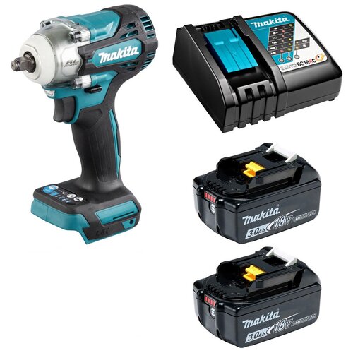Гайковерт аккумуляторный 18В 330Нм - 38 Makita DTW302 Li-Ion 2x3Ач зу DTW302RFE 4143000₽