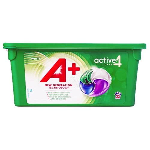 ARIEL A+ Active4 WHITE 22 шт