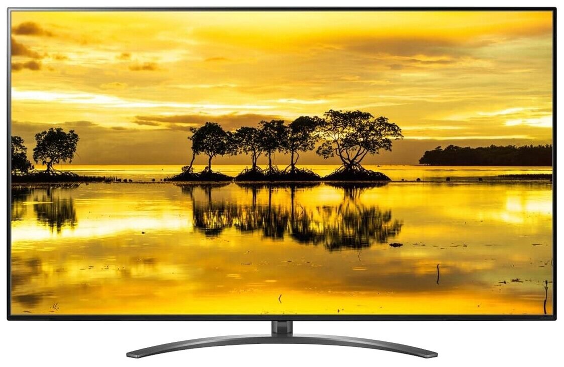 75" Телевизор LG 75SM9000 2019 NanoCell, HDR, LED, алюминий/черный