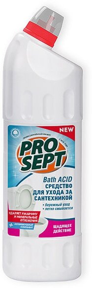 Средство для сантехники щадящее действие Prosept Bath Acid, 1 л