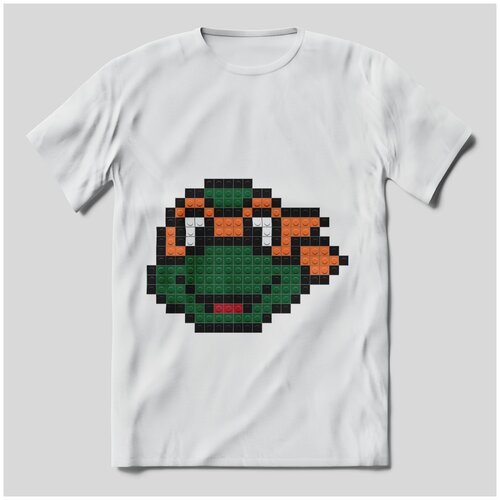фото Футболка tmnt(teenage mutant ninja turtles, микки, микелланджело, черепашки ниндзя, лео, раф, дон, персонажи, мультфильм, pixar) - 1 размер - 36 brut-shop