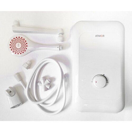 Проточный совмещенный водонагреватель ATMOR ENJOY 100 5 кВт душ кран 569000₽