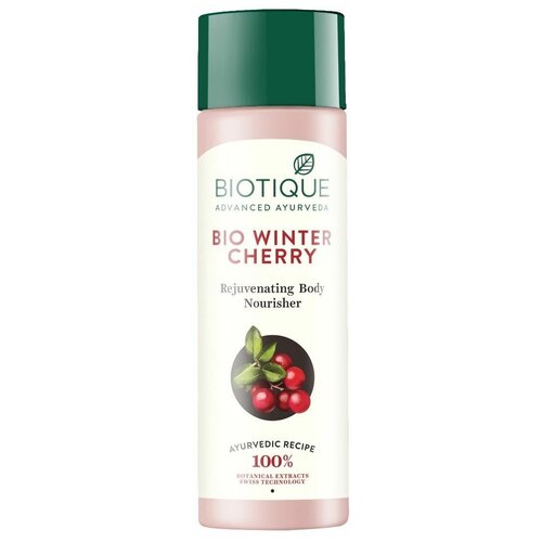 Biotique Лосьон для тела Bio Winter Cherry, 190 мл пудра для тела biotique bio basil