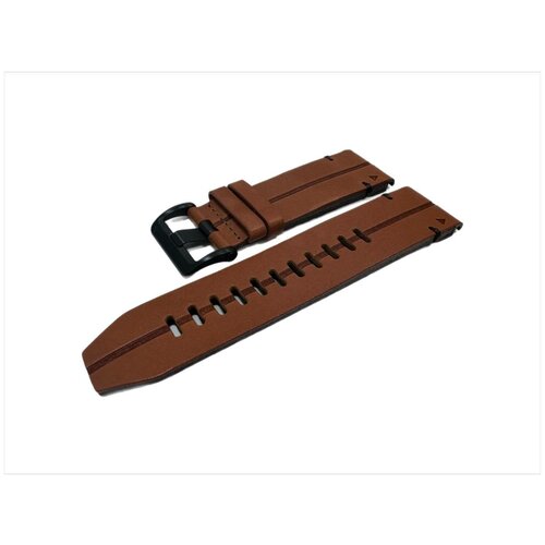 Кожаный браслет для часов Garmin Fenix 5/6/7, Epix 2, 26 мм QuickFit