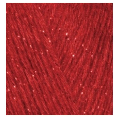 Купить Пряжа для вязания Ализе Angora Gold Simli (5% металлик, 20% шерсть, 75% акрил) 5х100г/500м цв.106 красный ALIZE ANG.GOLD.SIM.106