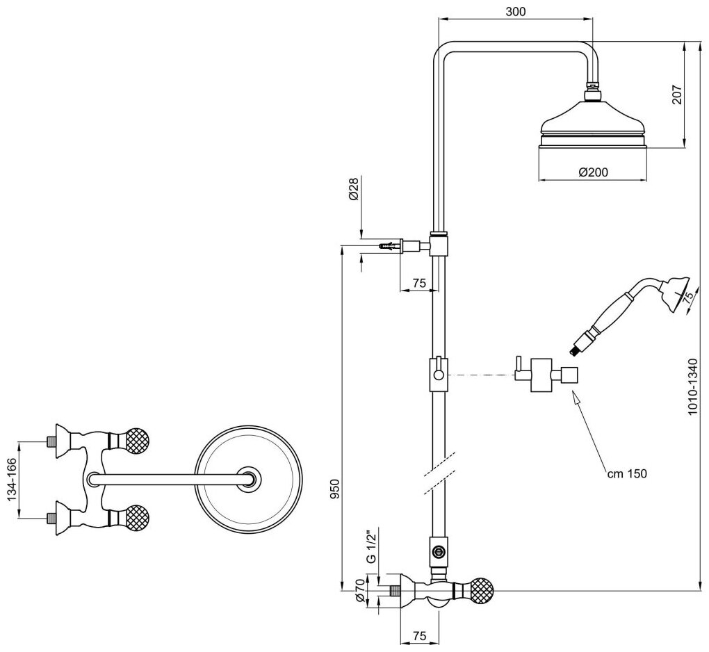 Душевая система Webert - фото №8
