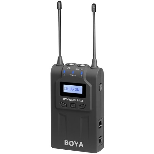 Двухканальный беспроводной поясной приемник Boya RX8 Pro 1099000₽