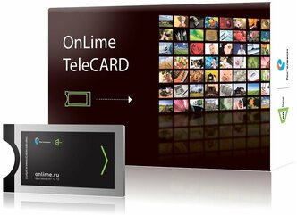 Комплект цифрового ТВ OnLime TeleCard (только для Москвы)