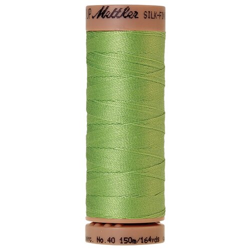 Нить для машинного квилтинга SILK-FINISH COTTON 40, 150 м 100% хлопок 1527 Jade Lime ( 9136-1527 )