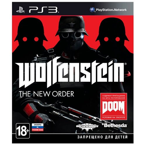 Игра Wolfenstein: The New Order для PlayStation 3 игра ps4 wolfenstein the new order