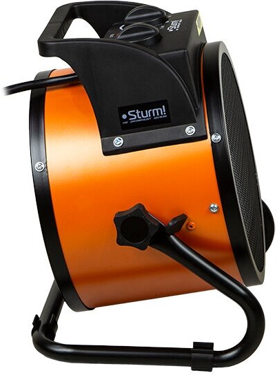 Тепловентилятор Sturm! FH3022C, 3 кВт, 30 м², черный/оранжевый - фото №3