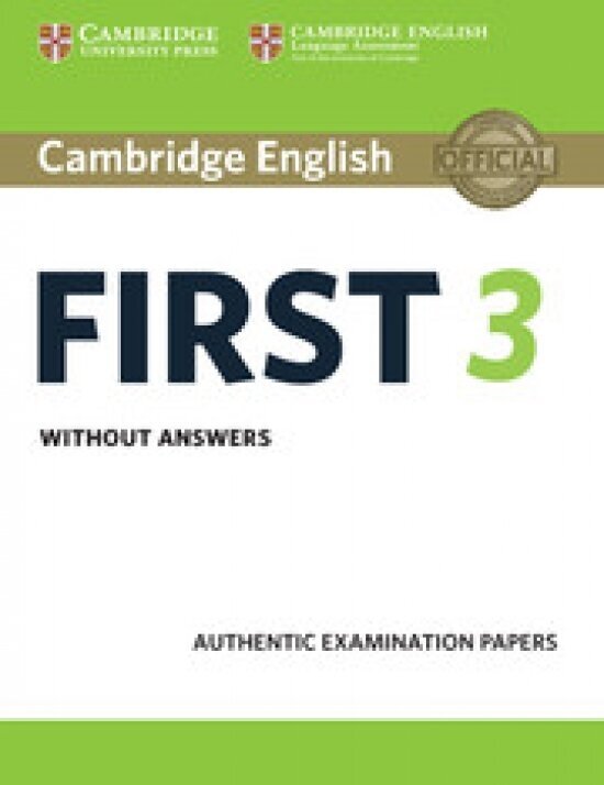 Книга First 3. Student's Book without Answers - фото №1