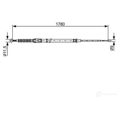 Bosch BOSCH Трос ручника BOSCH 1987482458