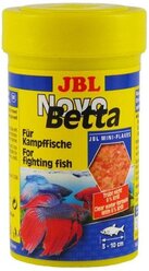Jbl novobetta основной корм, хлопья, 100мл(25г) д/бойцовых аквар. рыб (2 шт)