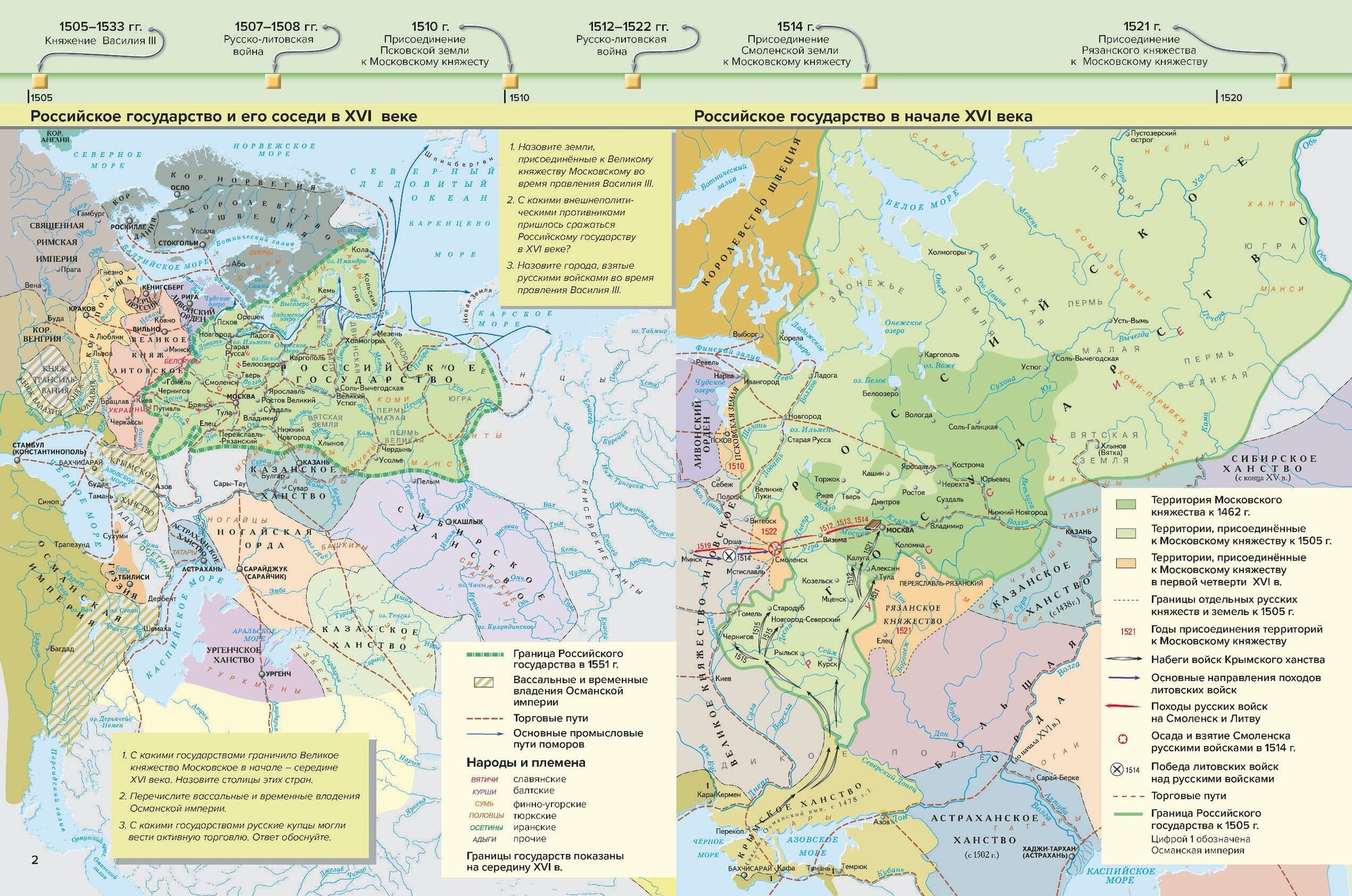 История России XVI-XVIII веков. 7-8 классы. Атлас с контурными картами и заданиями. - фото №4