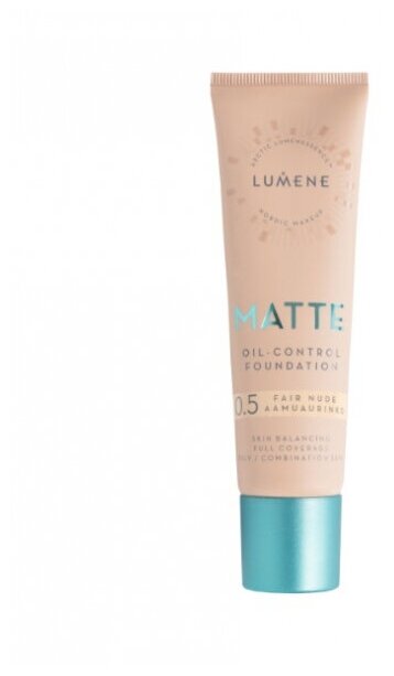 LUMENE Крем тональный матирующий Matte Foundation Oil-Free 0.5 Fair Nude