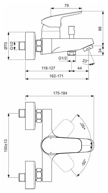 Смеситель для раковины Ideal Standard - фото №12