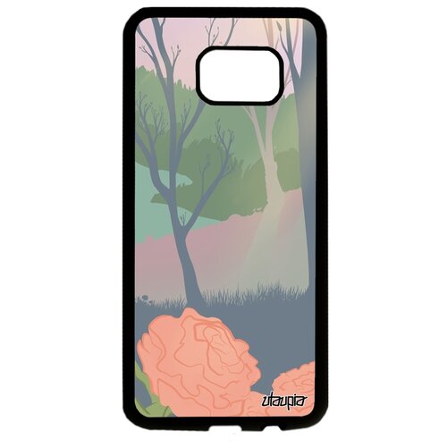 фото Чехол на мобильный samsung galaxy s7 edge, "лесные розы" свет пейзаж utaupia