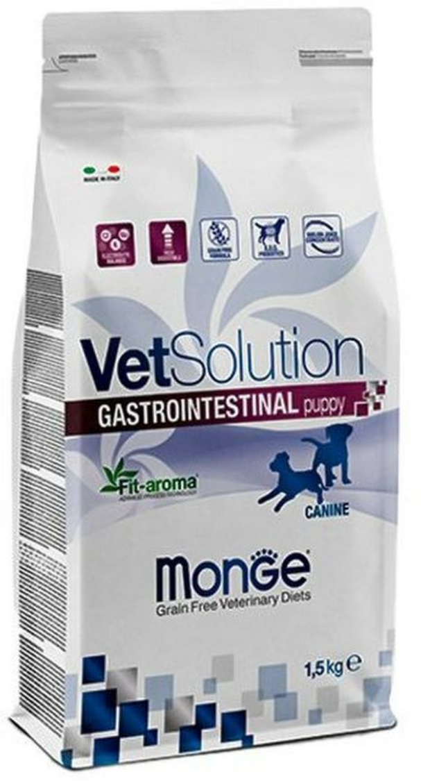 Сухой корм для щенков Monge VetSolution Gastrointestinal Puppy диета при нарушениях пищеварения 15 кг