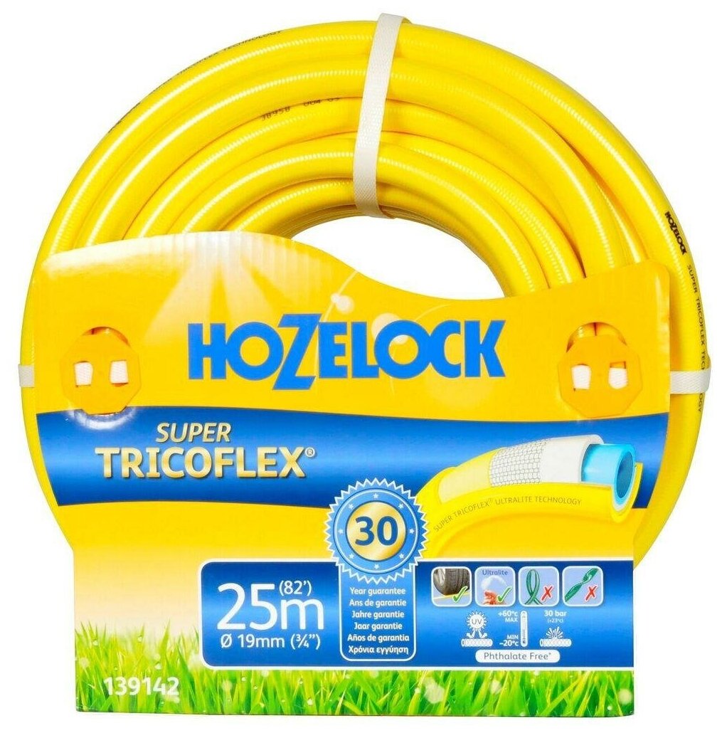 Шланг для полива HOZELOCK Super Tricoflex 3/4 дюйма 25 м