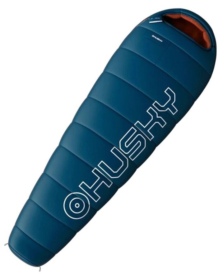 Спальный мешок HUSKY Ruby -14C 220x85 InsuFil правый синий
