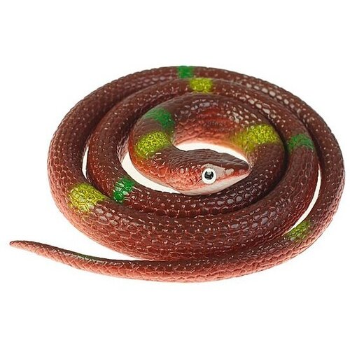 Змея резиновая большая 100 см Красная 299₽