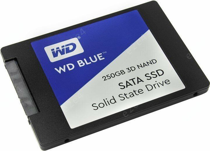 Твердотельный накопитель Western Digital WD Blue SATA 250 ГБ SATA WDS250G2B0A