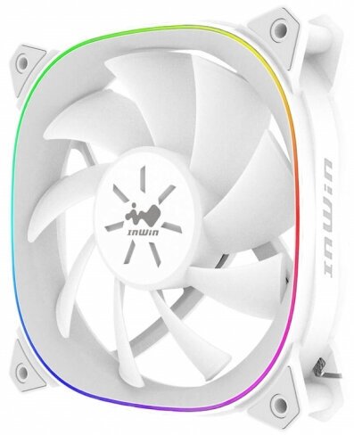 Вентилятор для корпуса Inwin Sirius Extreme Pure ASE120P White (120mm PWM ARGB) 6154292