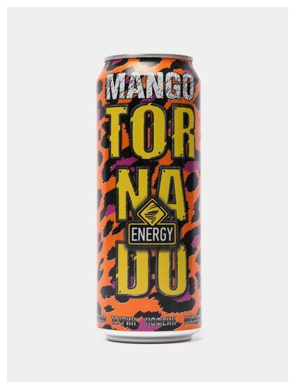 Энергетический напиток Tornado Energy Mango, 0.45 л - фотография № 3
