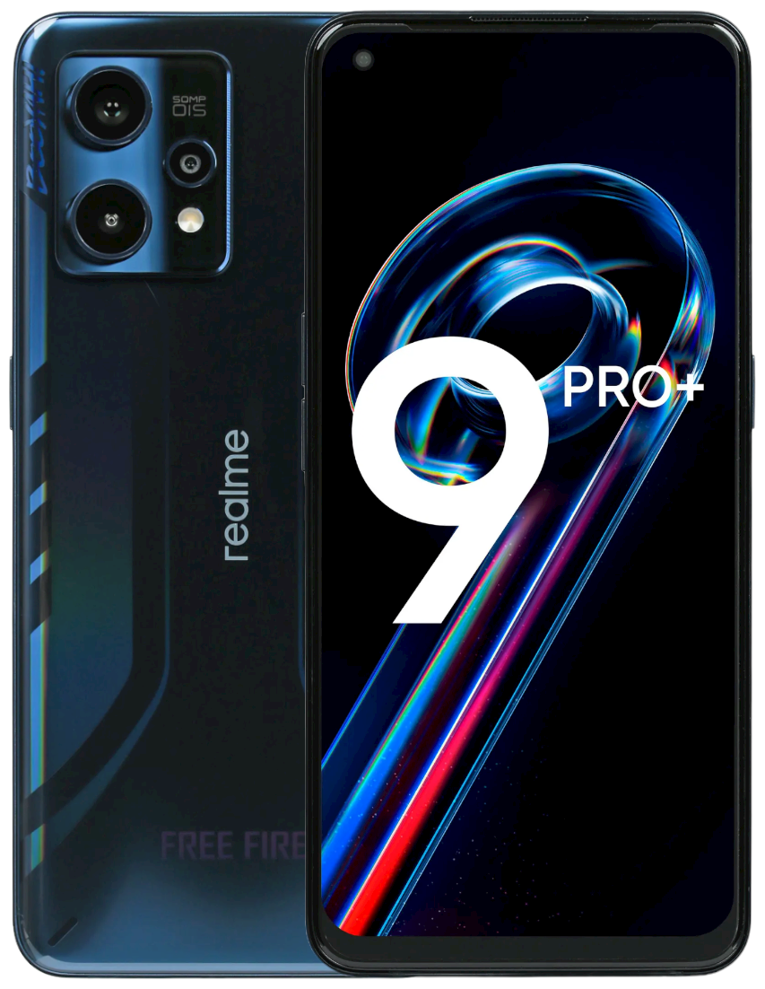 Смартфон Realme 9 Pro+ FreeFire Edition 8/128gb синий