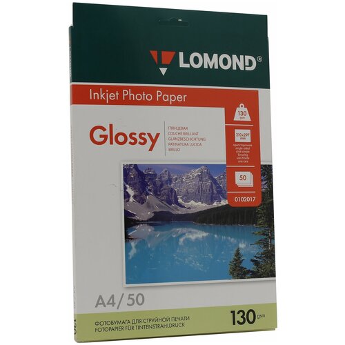 Бумага Lomond A4 Photo Paper 0102017 130 г/м², 50 л, белый