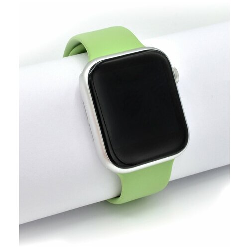 фото Ремешок (силиконовый) inaks для часов apple watch 42/44 зеленый