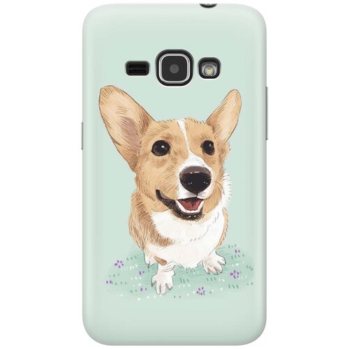 фото Cиликоновый чехол на samsung galaxy j1 (2016) / самсунг джей 1 2016 с принтом "корги" gosso