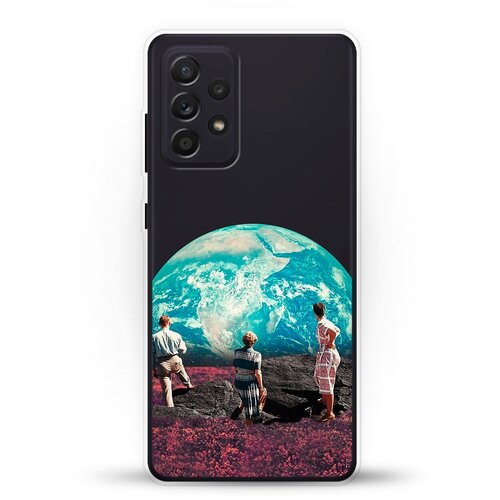 фото Силиконовый чехол вид на землю на samsung galaxy a52 andy & paul
