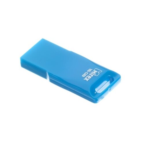 Флешка Mirex MARIO BLUE 16 Гб USB2.0 чт до 25 Мб/с зап до 15 Мб/с синяя 4913946