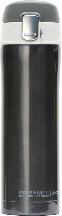 Термокружка Asobu Diva cup, 0.45 л, серый - фотография № 8