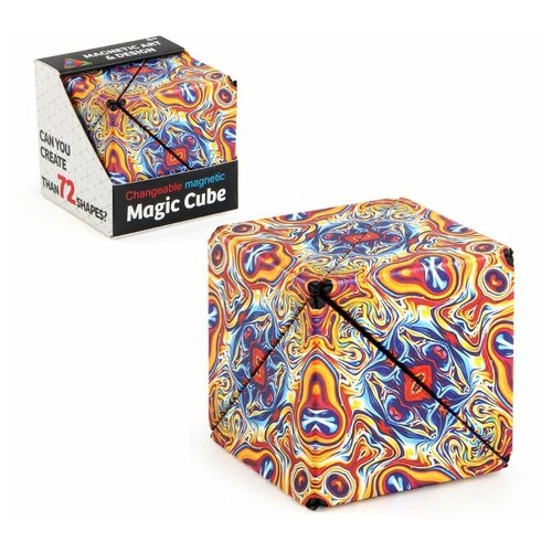 Магнитный 3D волшебный куб-головоломка Magic cube подарок для детей и взрослых, Галактика