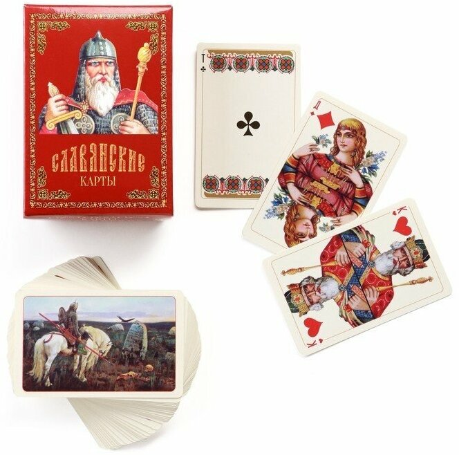 Подарки Игральные карты "Славянские" (36 карт)