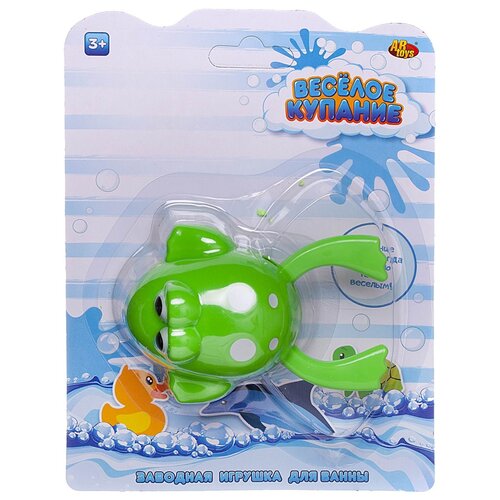 Игрушка для ванной ABtoys Веселое купание Лягушка, PT-01770, зелeный