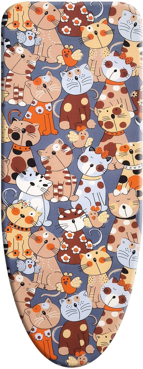 фото Чехол для гладильной доски, размер 135*48 см (M), CATS ORANGE