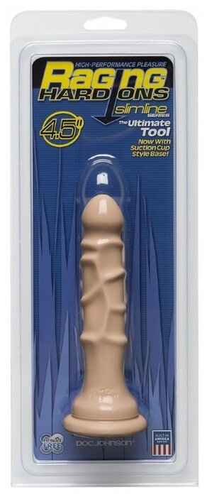 Фаллоимитатор Raging Hard - Ons Slim Line W/Suction Cup/5.5 для вагинальной и анальной стимуляции