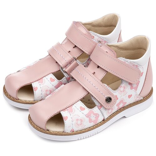 фото Сандалии детские 26033 р31 кожа фиалка розовый/фиалка tapiboo