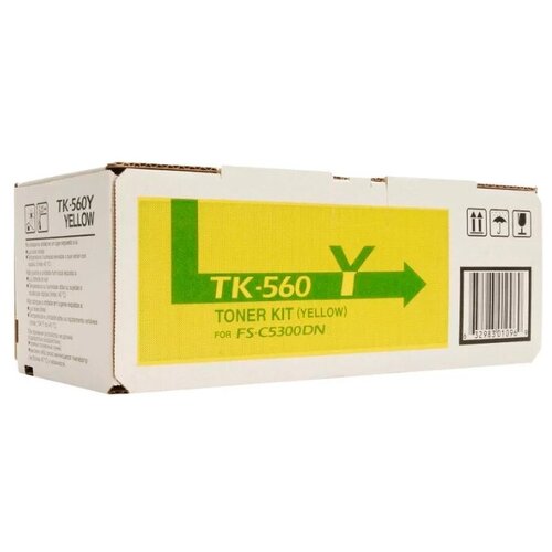 Картридж KYOCERA TK-560Y, 10000 стр, желтый