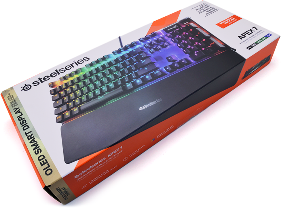 Клавиатура SteelSeries Red Switch Black USB - фото №9