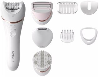 Эпилятор Philips BRE735 Epilator Series 8000 белый